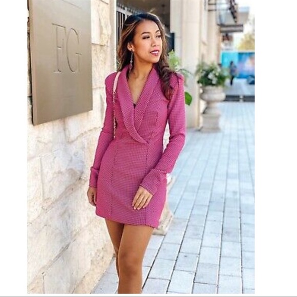 Zara pink and black blazer dress - Picture 5 of 16
